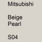 Preview: Mitsubishi, Beige Pearl, S04.